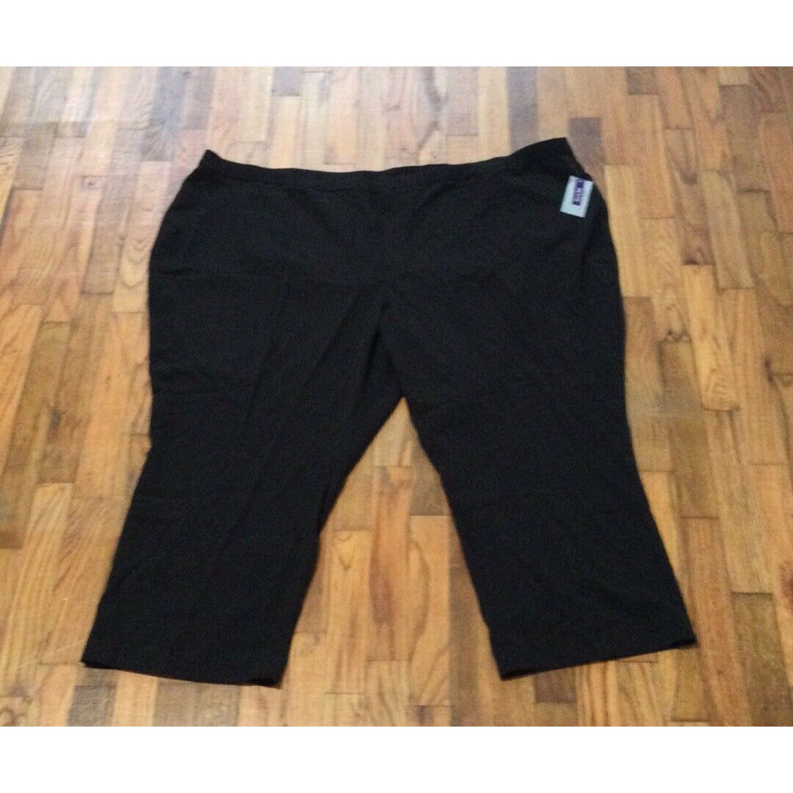 Other Catherine's Black Petite Elastic Waist Pant Size 34WP NWT Size 24" / US 00 / IT 34 - 4 Thumbnail