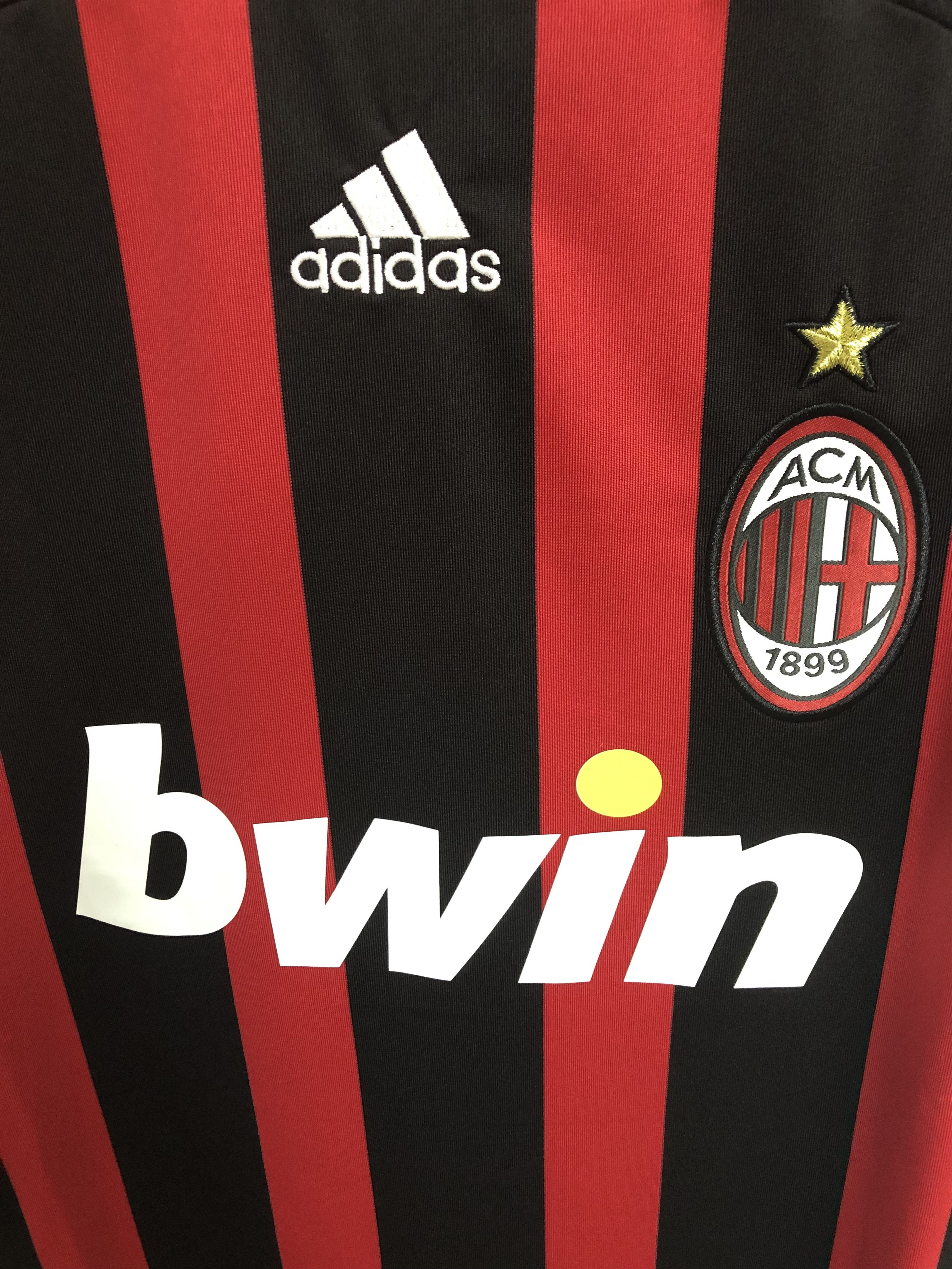 Vintage 06-07 Ronaldo AC Milan Home Soccer Jersey Size US L / EU 52-54 / 3 - 3 Thumbnail