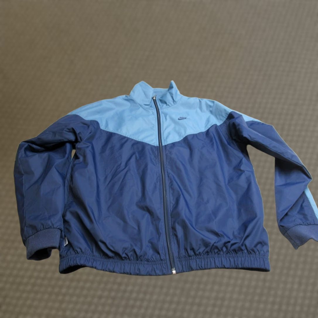 Nike Nike Jacket Men Medium Blue FullZip Lightweight Water Resistant Pockets Wind Size US M / EU 48-50 / 2 - 1 Thumbnail