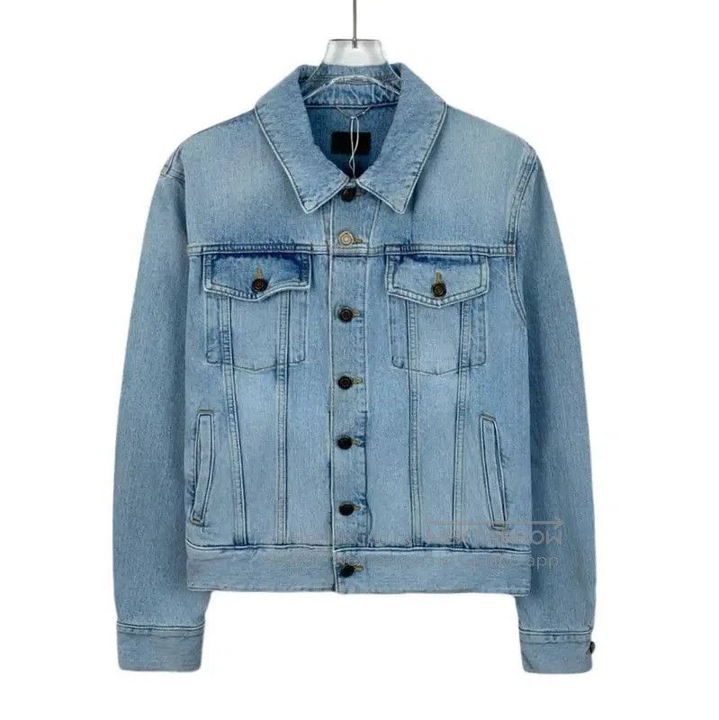 YSL Blue Women's Jean Jacket Size S .