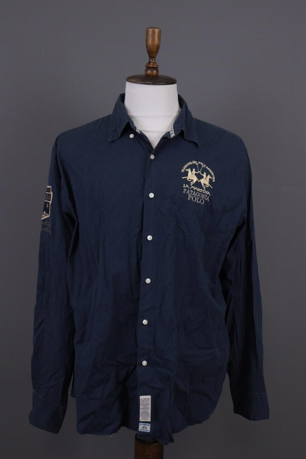 La Martina LA MARTINA Buenos Aires Slim Fit Tour #3 Shirt Size 3XL Size US XXL / EU 58 / 5 - 4 Thumbnail