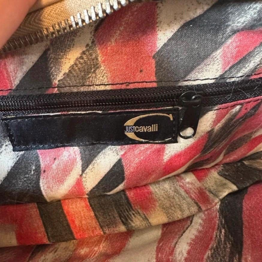 Roberto Cavalli The Cavalli Checkered Leather Bag Size ONE SIZE - 5 Thumbnail