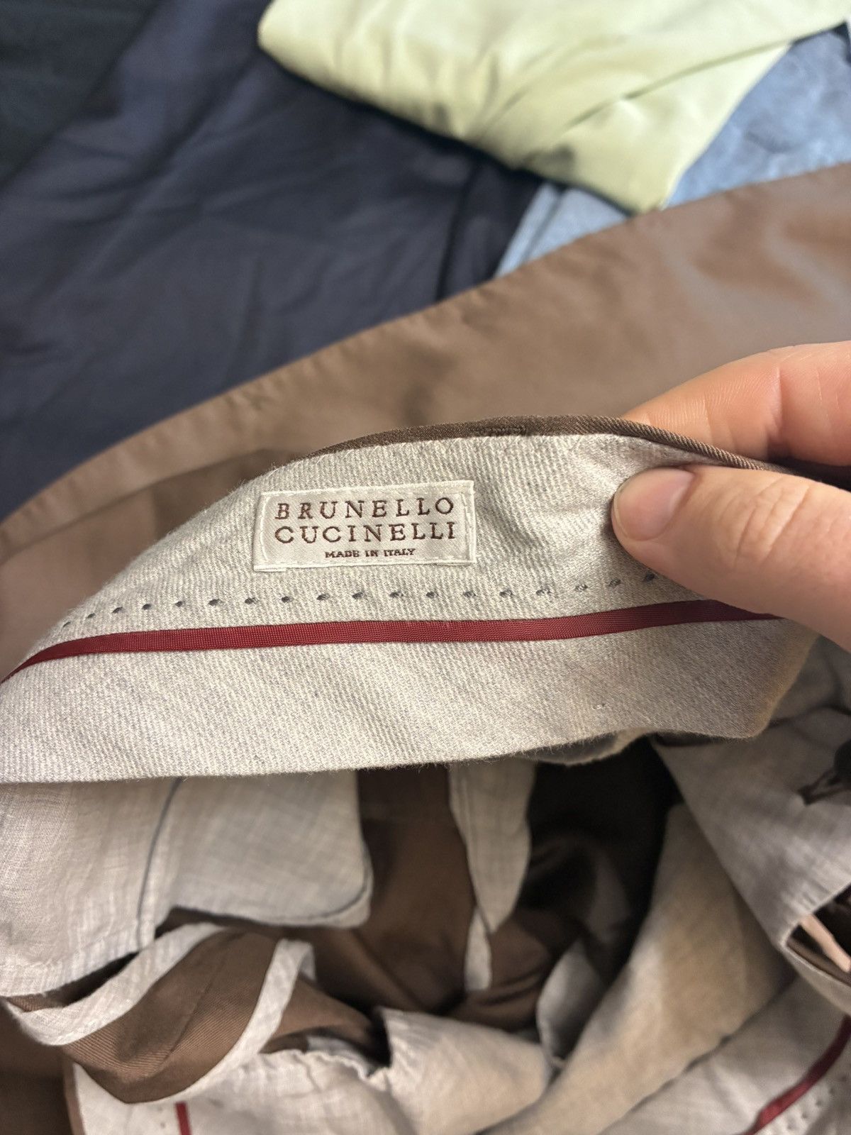 Brunello Cucinelli Brunello Cucinelli brown wool suit size it 50 / uk 40 / m Size 40R - 10 Thumbnail
