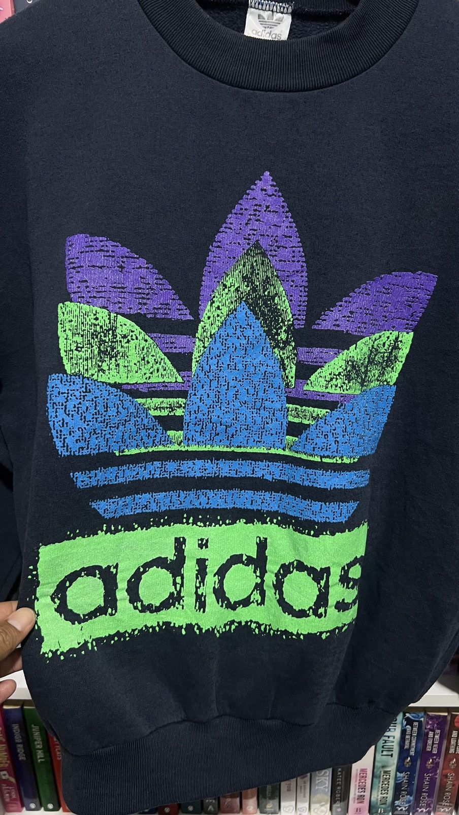Adidas Vintage Adidas Trefoil Jumper Size US S / EU 44-46 / 1 - 3 Thumbnail