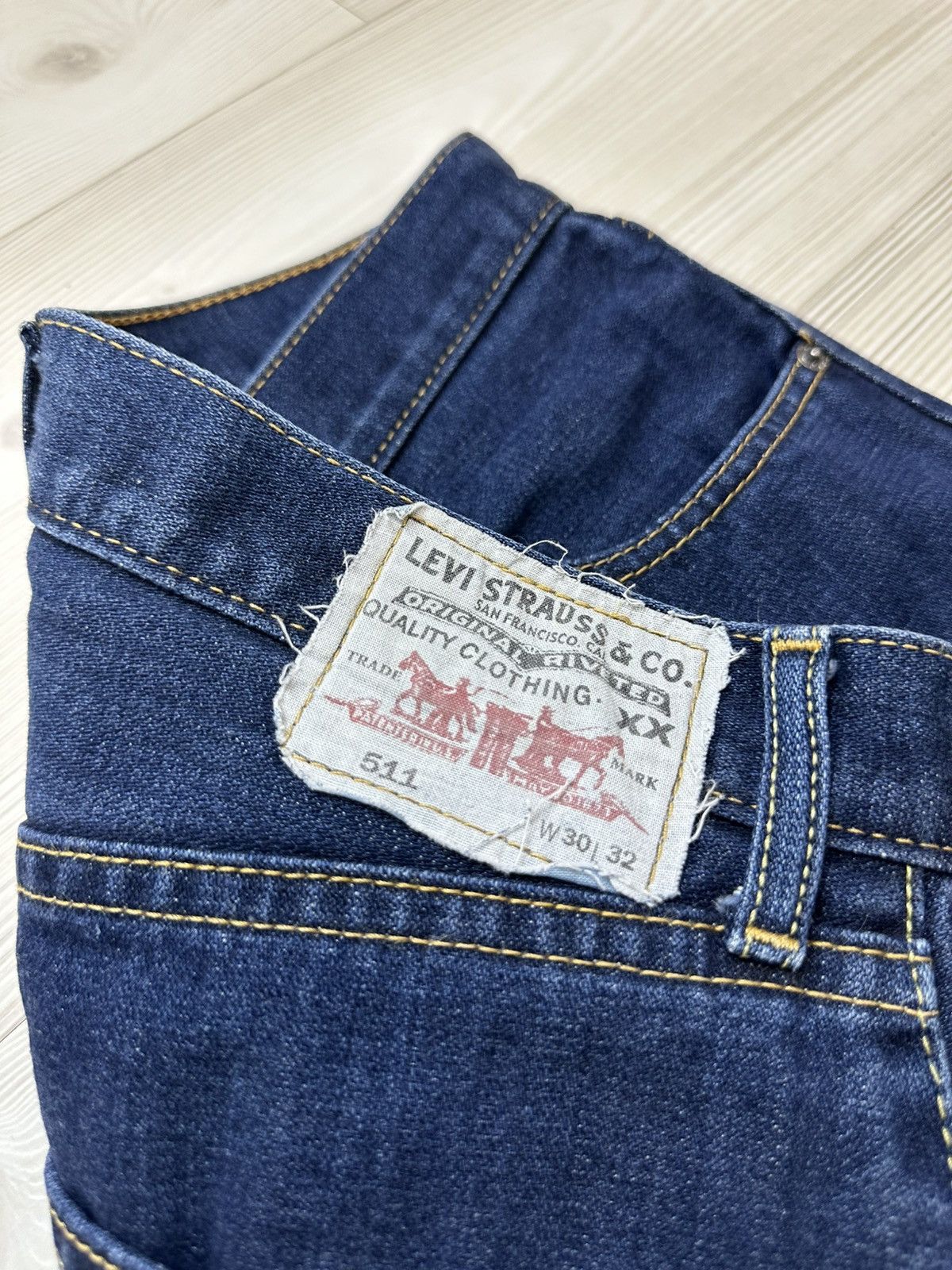 Levi's Vintage Clothing Levis vintage 511 jeans blue 01’ Size US 30 / EU 46 - 4 Thumbnail