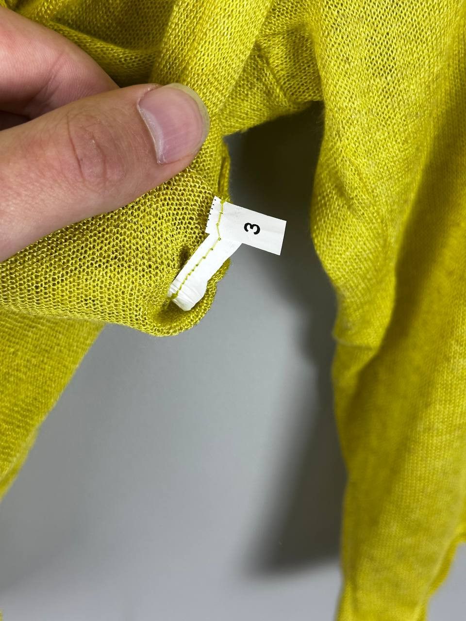 Japanese Brand Ozai N Ku Avant Garde Silk Yellow Blouse Sweater Size M / US 6-8 / IT 42-44 - 12 Thumbnail