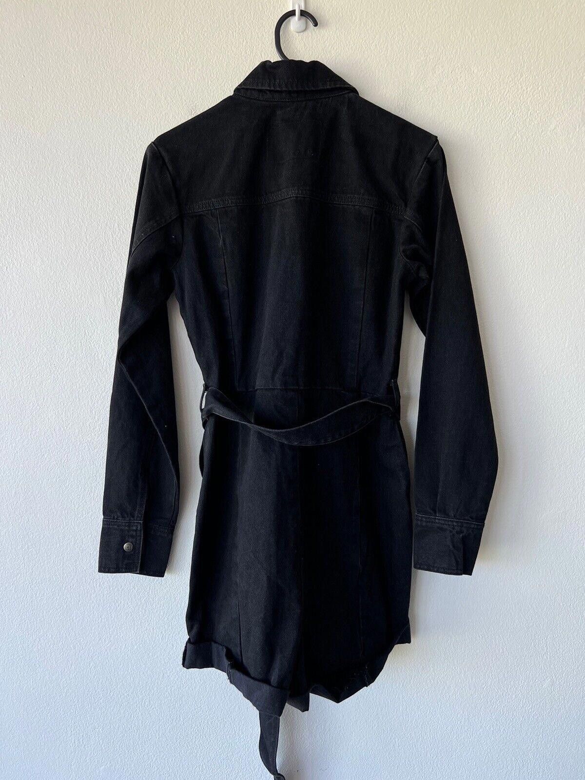 Ksubi new Ksubi dress playsuit overalls hazard top small s 8 black Size 28" / US 6 / IT 42 - 6 Thumbnail