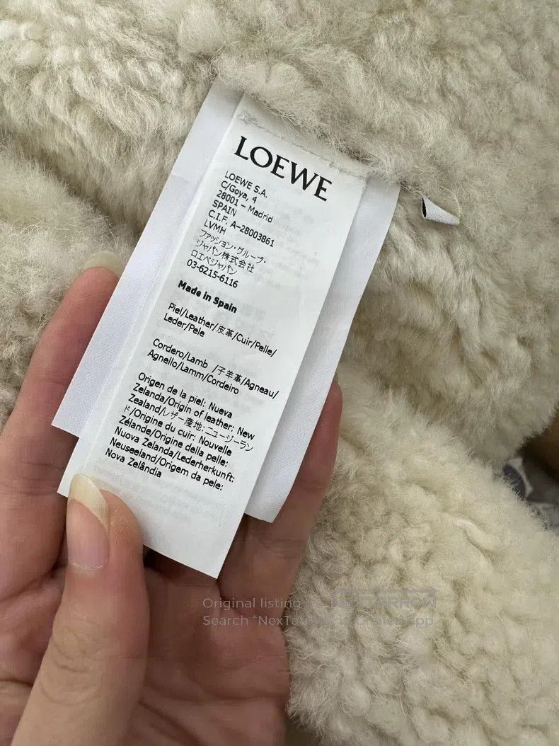 Loewe Loewe Khaki fur and leather coat Size XS / US 0-2 / IT 36-38 - 5 Thumbnail