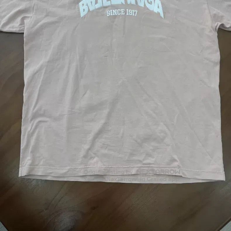 Balenciaga Balenciaga Reversed Letter Light Pink Short Sleeve Size US S / EU 44-46 / 1 - 4 Thumbnail