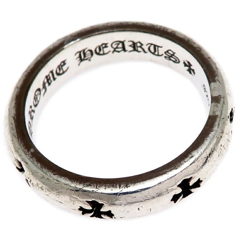 Chrome Hearts US 11.5 RARE SIZE CHROME HEARTS PLUS BAND RING silver Size ONE SIZE - 4 Thumbnail