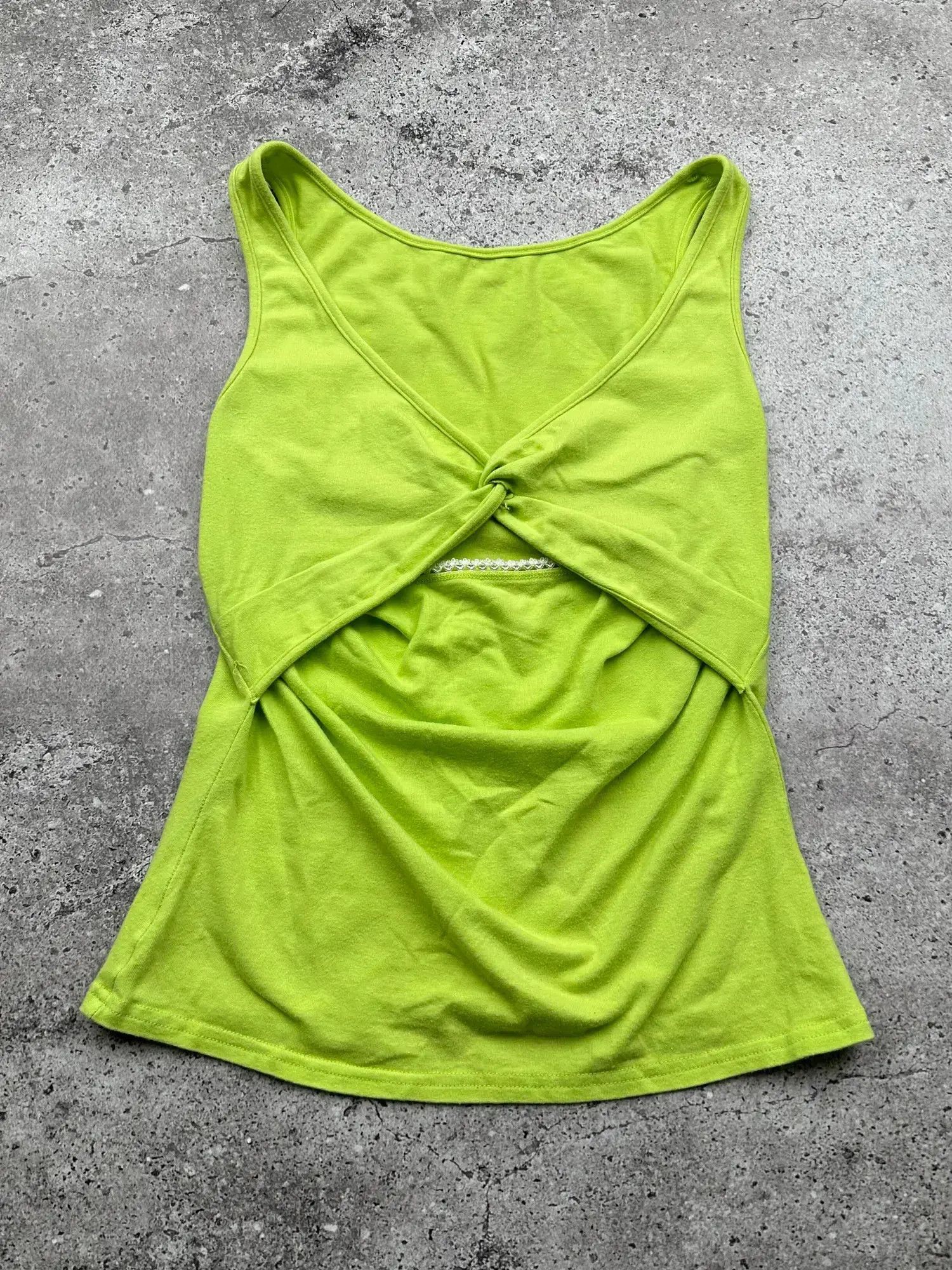Vintage Vintage Assymetry Tank Top C300(V366)(E8) Size XS / US 0-2 / IT 36-38 - 1 Thumbnail