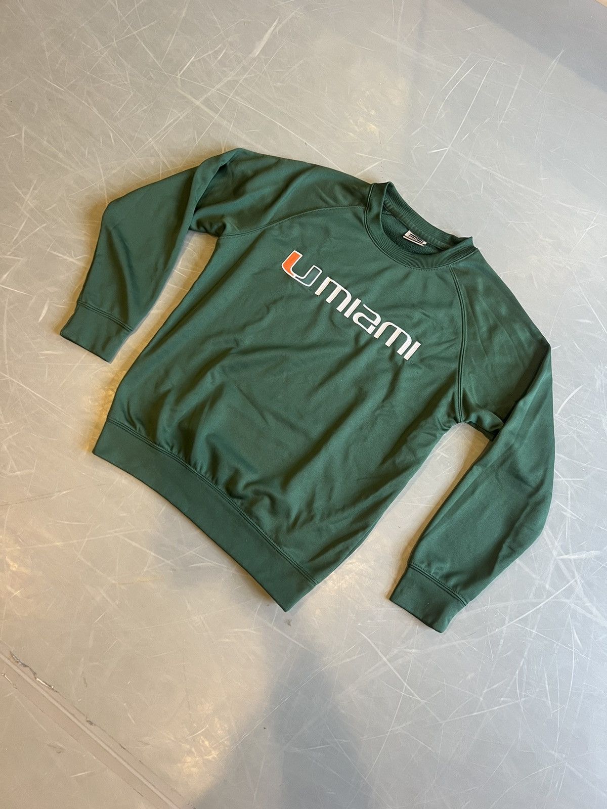 Vintage Vintage University of Miami Embroidered Crewneck Size US L / EU 52-54 / 3 - 1 Thumbnail