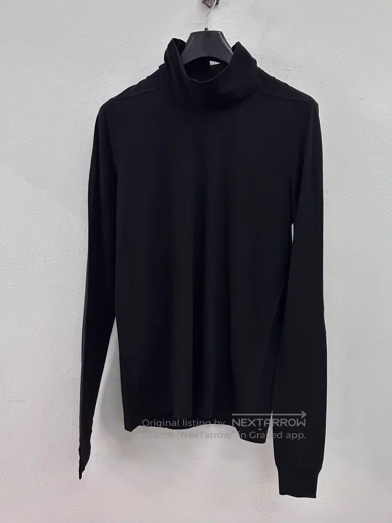 Rick Owens Rick Owens Long Sleeve High Neck T-Shirt Size US S / EU 44-46 / 1 - 1 Thumbnail