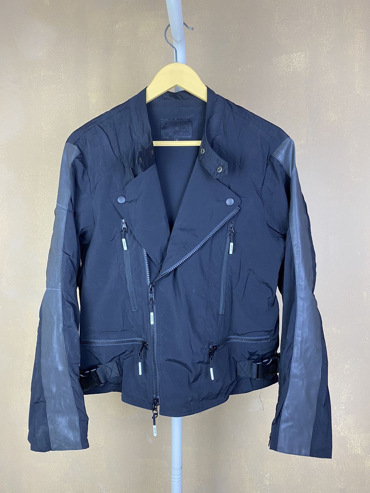 99%IS- 99% IS by BAJOWOO - NYLON BIKER JACKET Size US S / EU 44-46 / 1 - 4 Thumbnail
