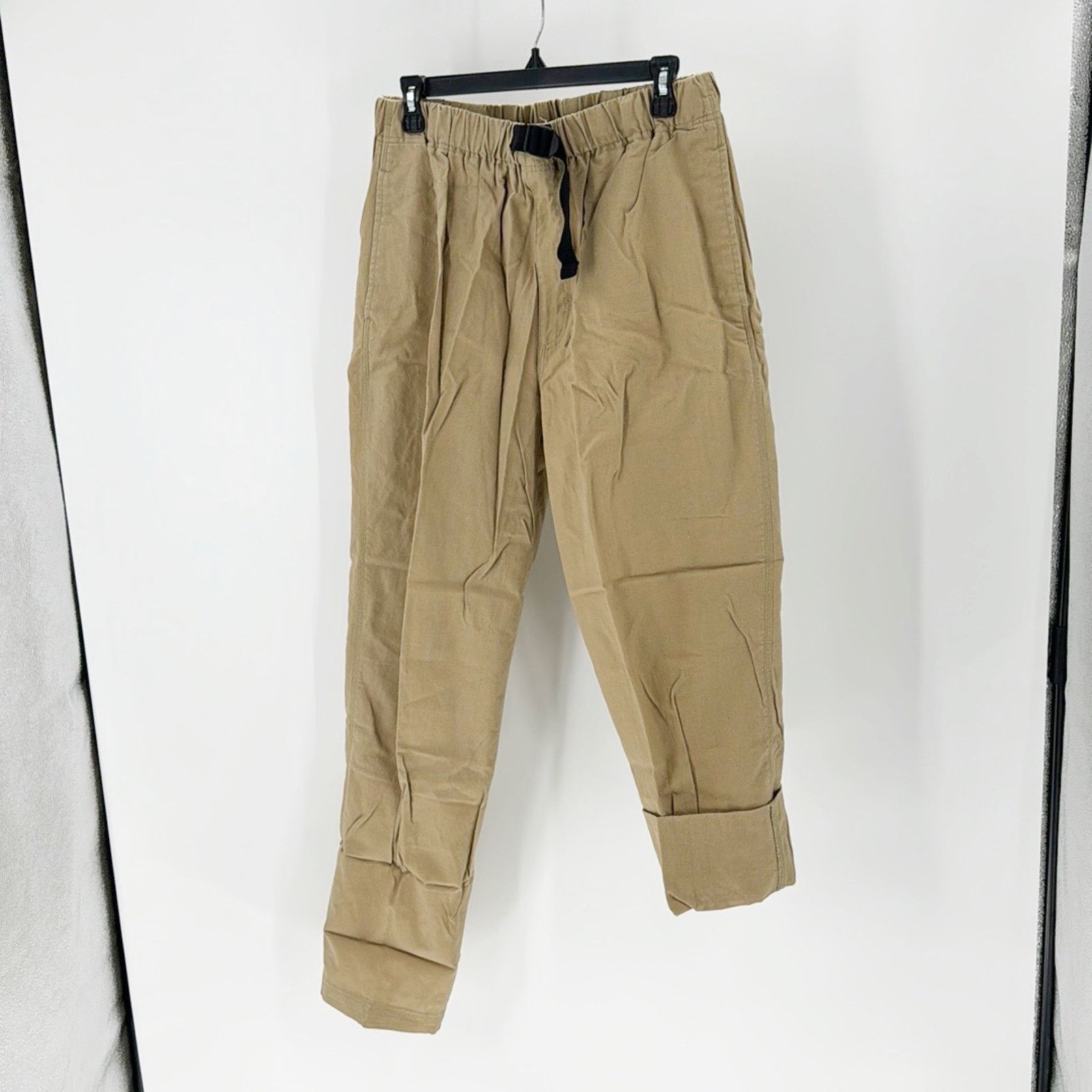 Vintage Vintage Gitano cotton belted khaki pants 80s lagenlook Size 34" / US 12 / IT 48 - 1 Thumbnail