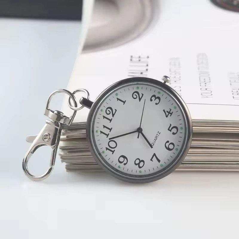 Other New Tiny Cute Quartz Pocket Watch with Keyring Men Women Size ONE SIZE - 7 Thumbnail