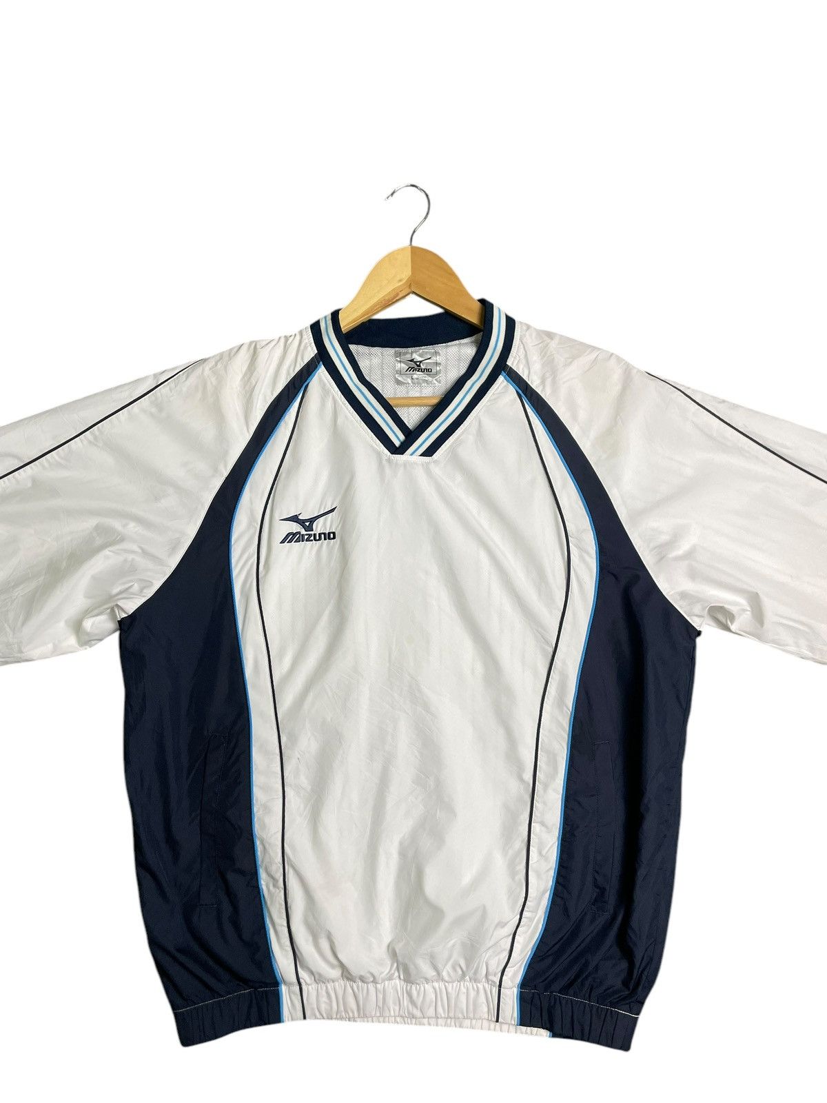 Japanese Brand × Mizuno × Vintage Mizuno x Japan Windbreaker Pullover Sweater (24) Size US L / EU 52-54 / 3 - 1 Thumbnail