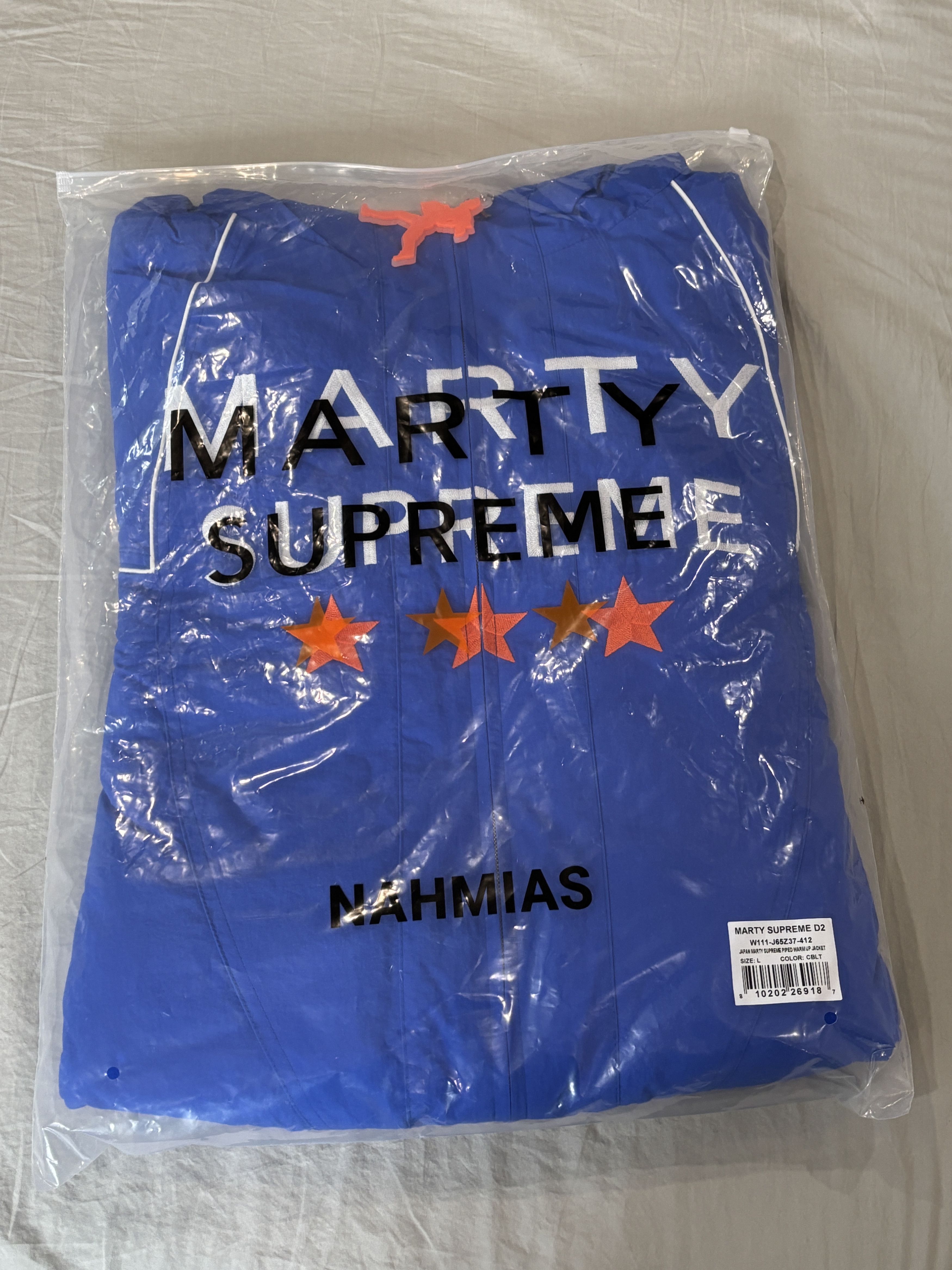A24 × Nahmias NAHMIAS x Marty Supreme A24 Japan Exclusive Warm Up Jacket Size US L / EU 52-54 / 3 - 1 Thumbnail