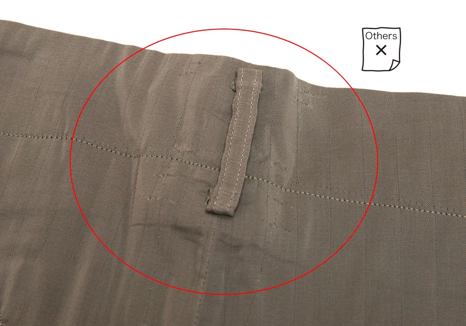 Yohji Yamamoto Yohji Yamamoto Rayon Cupro Stripe Pants Beige M Size US 34 / EU 50 - 12 Thumbnail