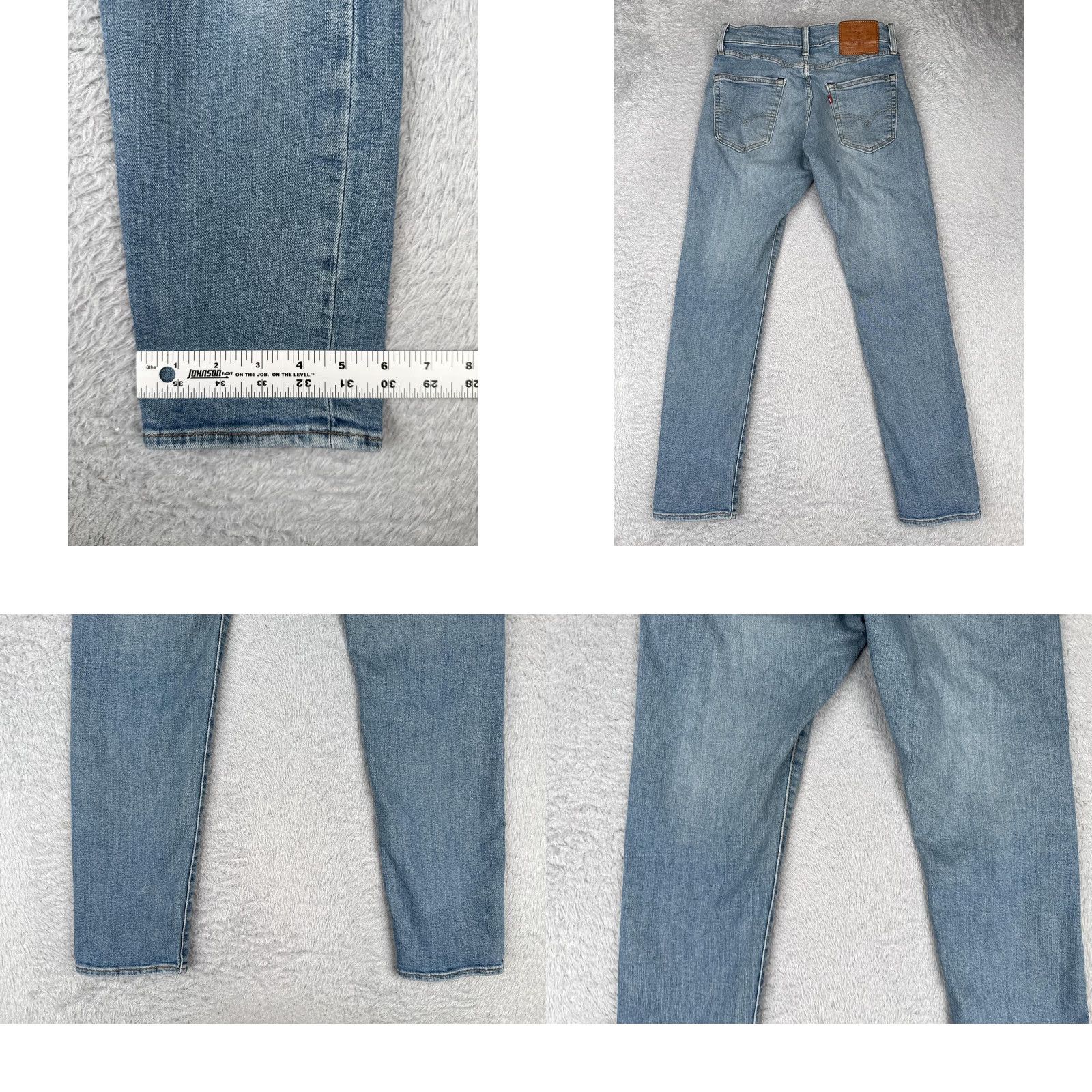 Levi's Levi's Jeans Mens Slim 29x30 Blue 512 Premium Light Wash Tapered Denim Stretch 5-Pocket Jeans Mens Size US 29 - 10 Thumbnail