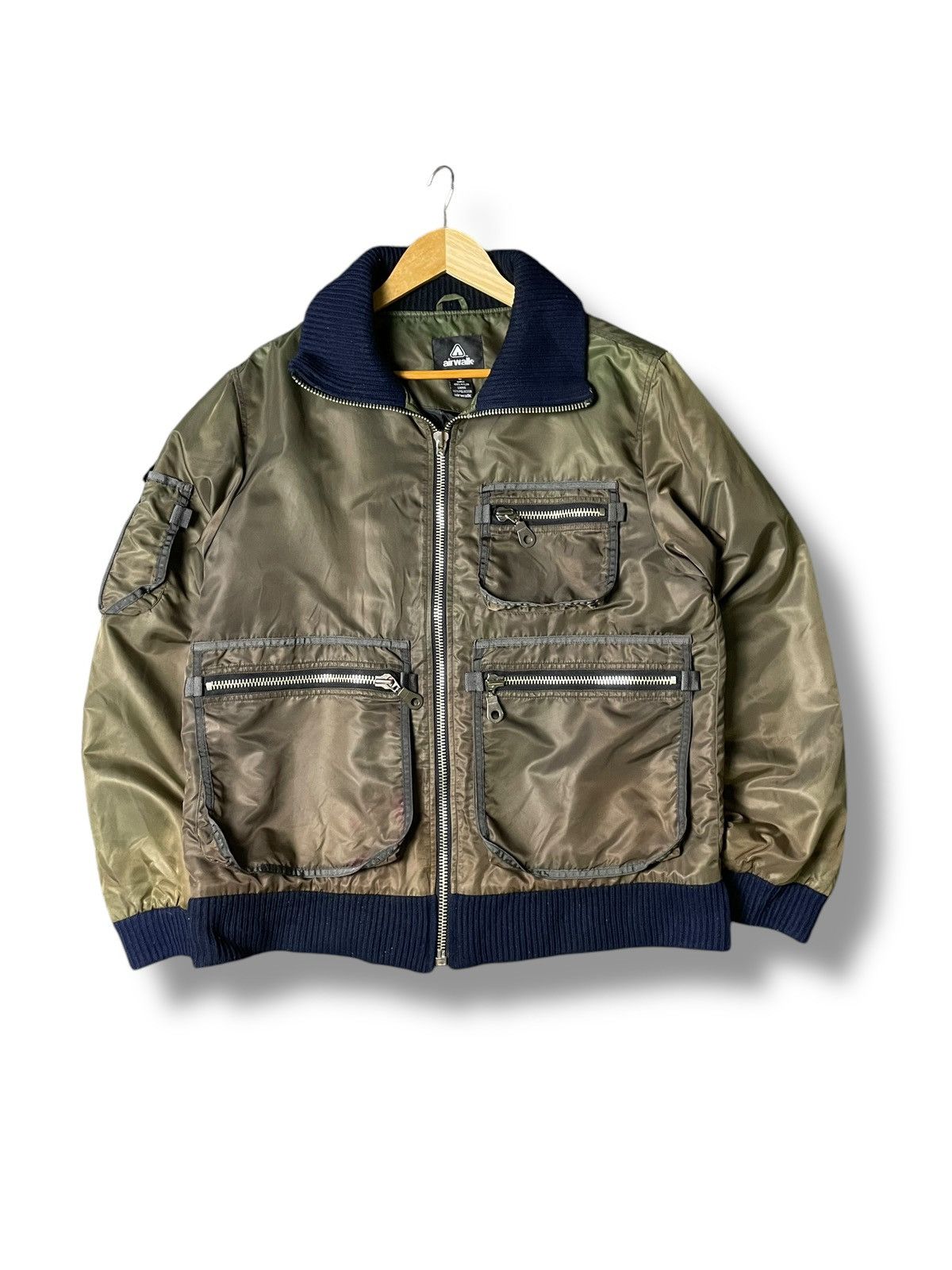 Airwalk × Japanese Brand Airwalk Multipocket Bomber Jacket (54) Size US L / EU 52-54 / 3 - 1 Thumbnail