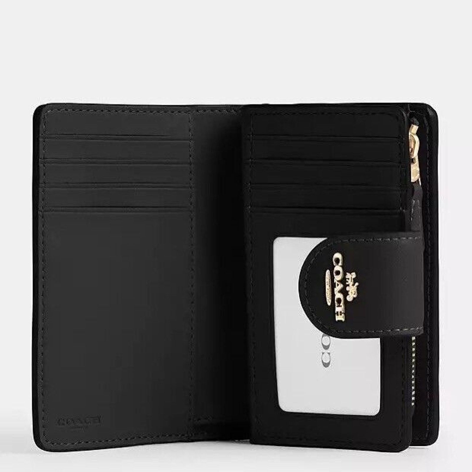 Coach NWT Coach Medium Corner Zip Wallet Signature Canvas Size ONE SIZE - 2 Thumbnail