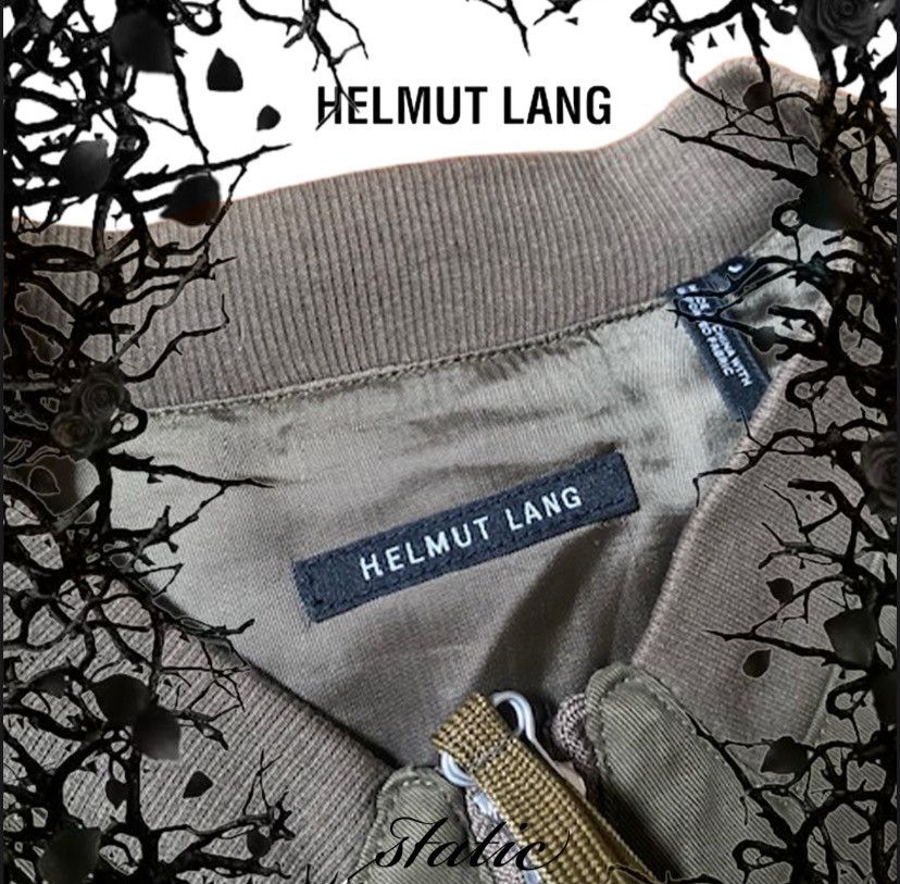 Helmut Lang Helmut Lang Textured Twill Bomber. Size US L / EU 52-54 / 3 - 3 Thumbnail