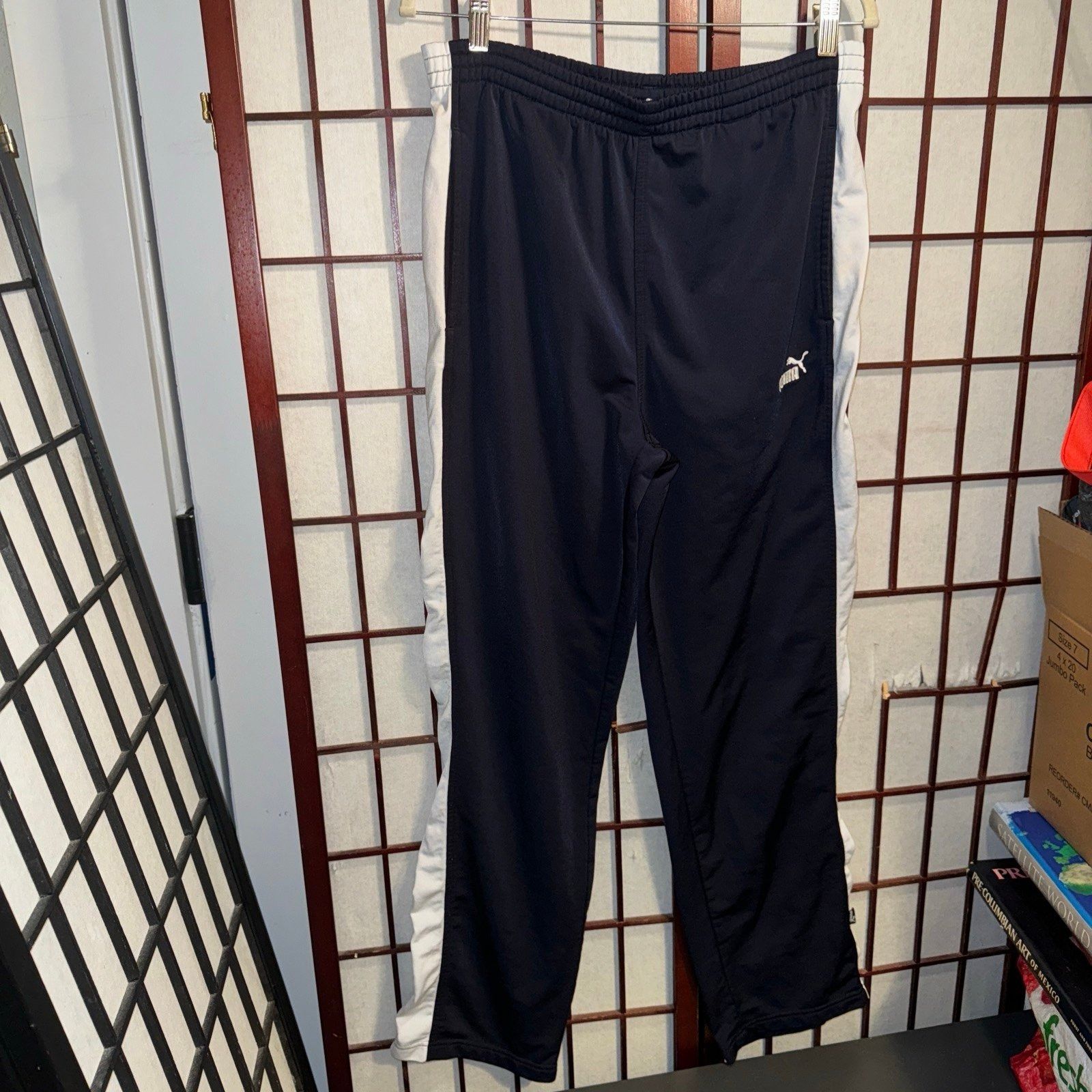 Puma Puma Track Pant Jogger Womens Medium Sports Pockets Stretch Size 28" / US 6 / IT 42 - 1 Thumbnail