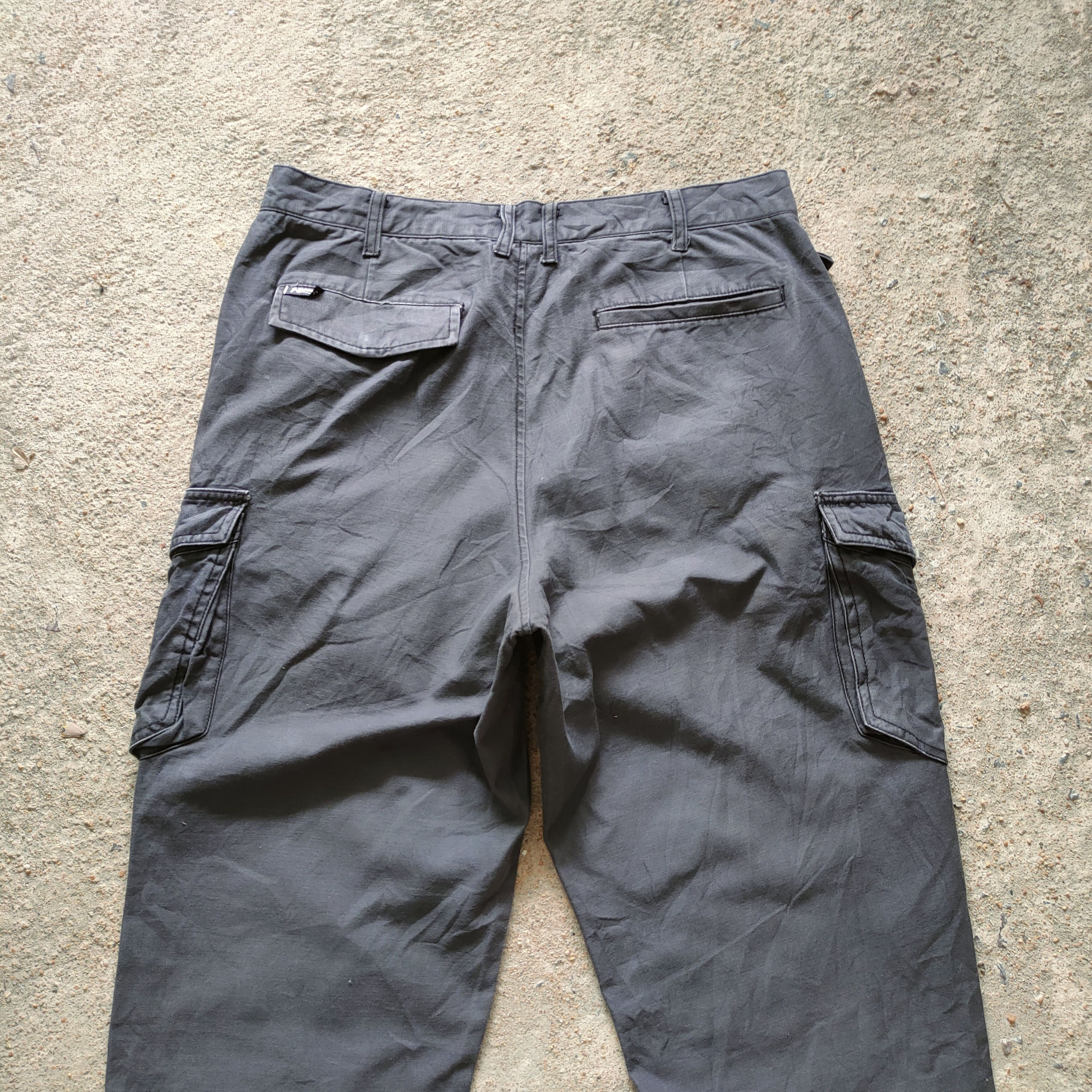 Japanese Brand × Vintage G GROUND DARK GREY CARGO PANTS Size US 34 / EU 50 - 8 Thumbnail