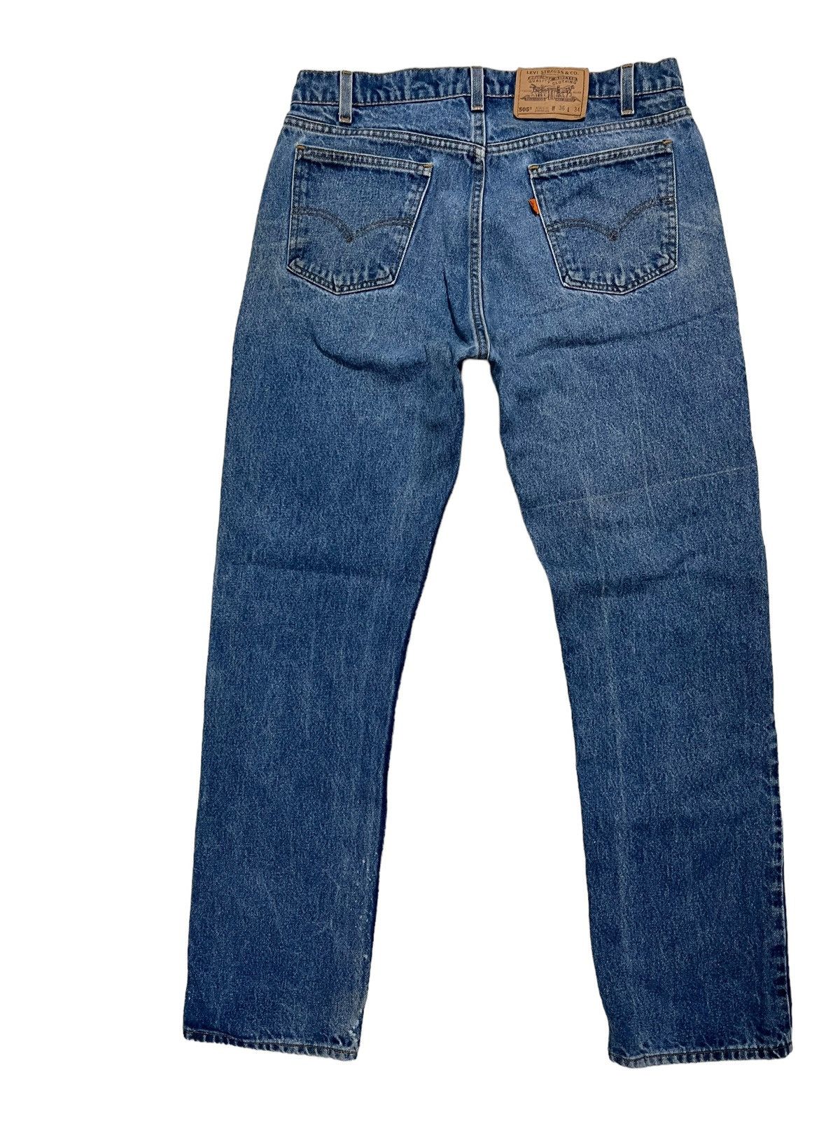 Levi's × Vintage VINTAGE LEVIS 505 JEANS Size US 35 - 3 Thumbnail