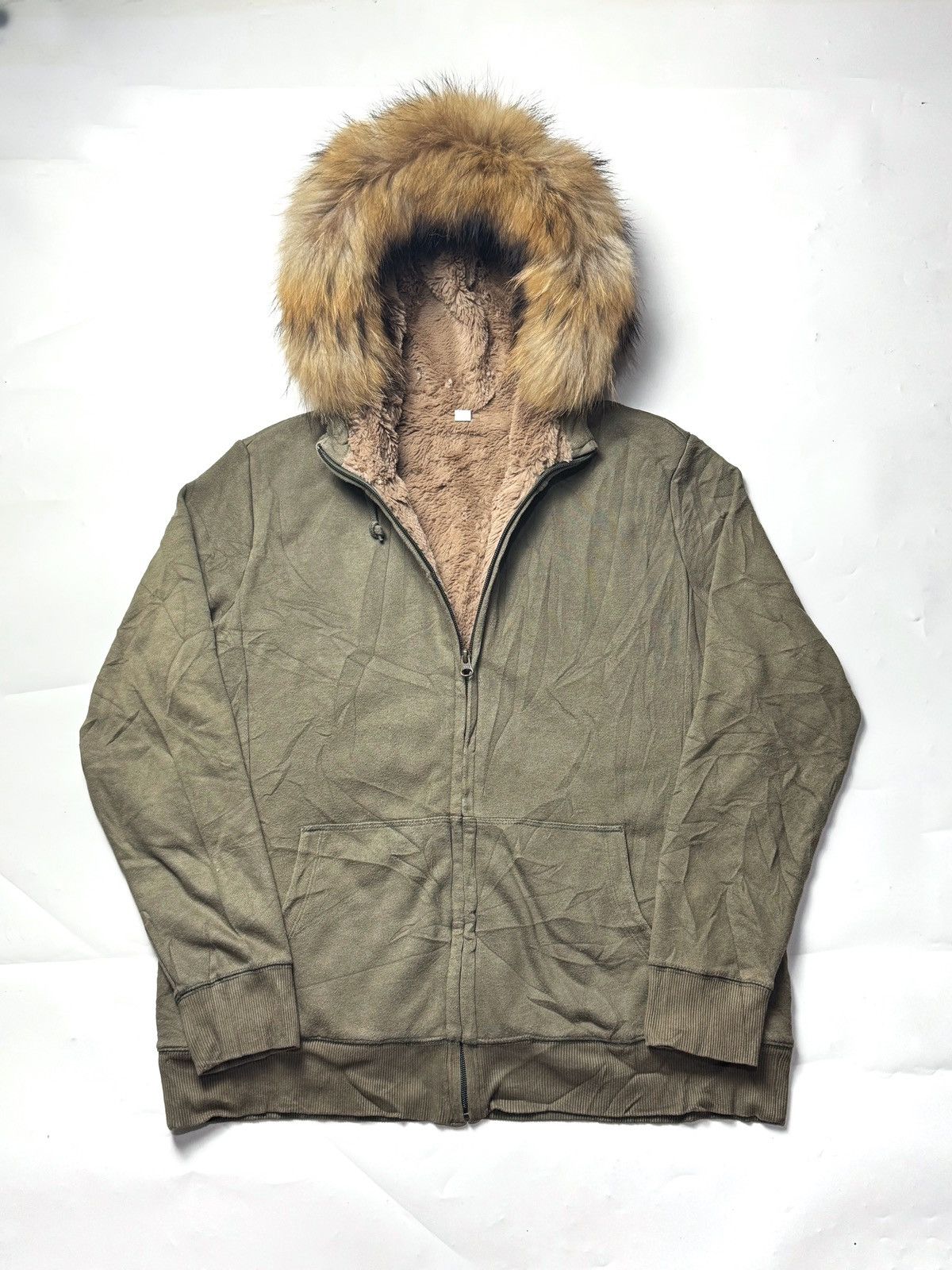 If Six Was Nine × Japanese Brand × Le Grande Bleu (L.G.B.) Faux Fur Sherpa Hoodie Uniqlo Lgb Style Size US L / EU 52-54 / 3 - 1 Thumbnail