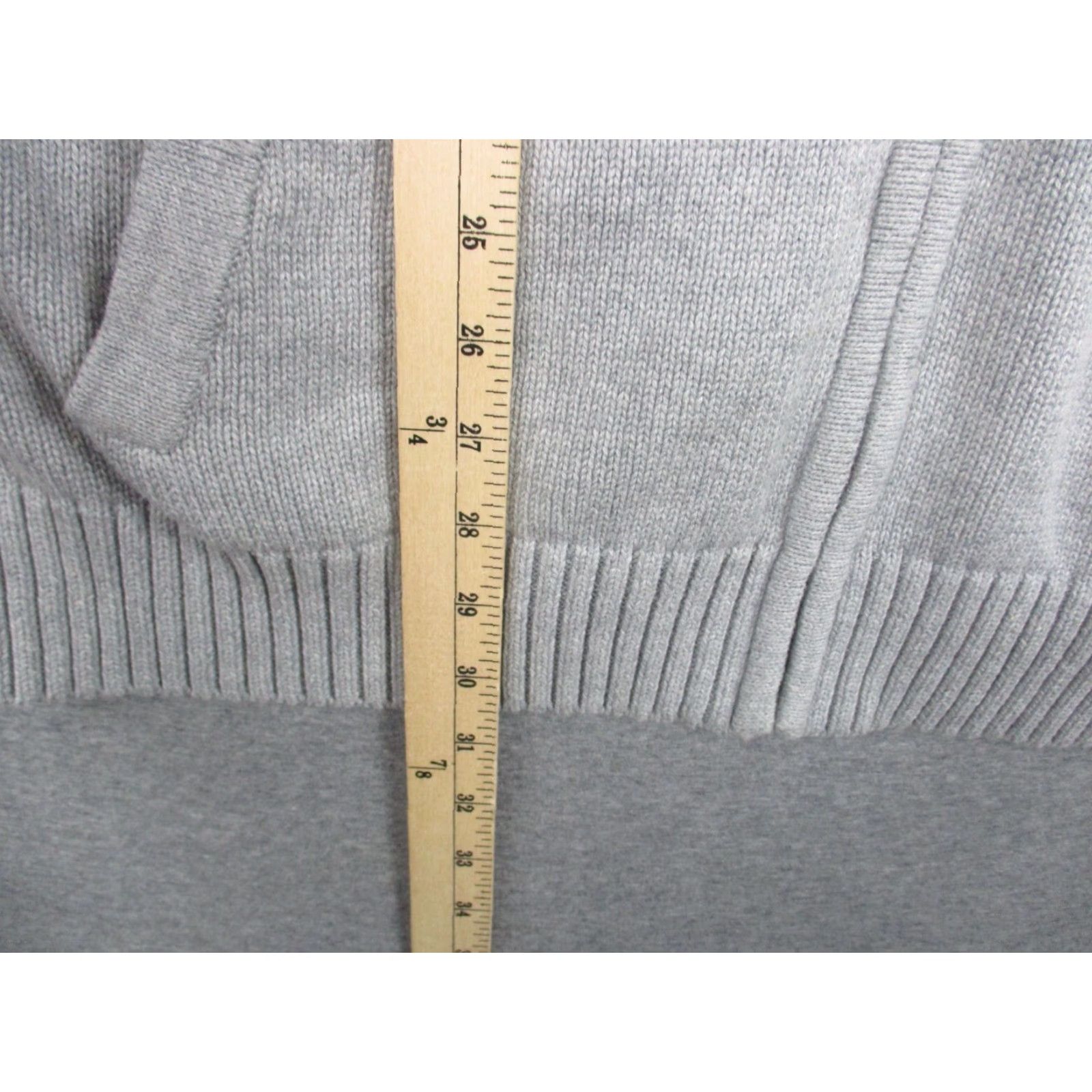 Vintage LL Bean Sweater Jacket Men's Large Tall Gray Full Zip Size US L / EU 52-54 / 3 - 7 Thumbnail