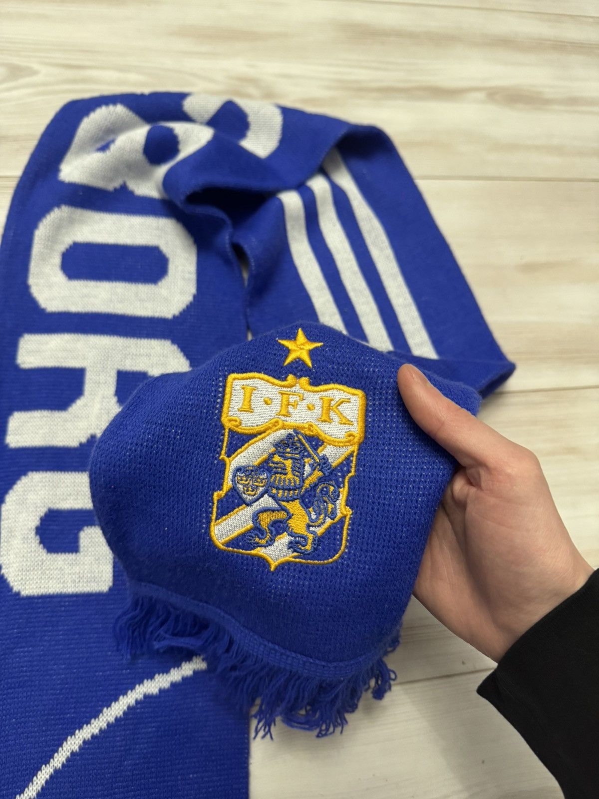 Adidas Adidas IFK Göteborg Fans Scarf Blue Classic Size ONE SIZE - 11 Thumbnail