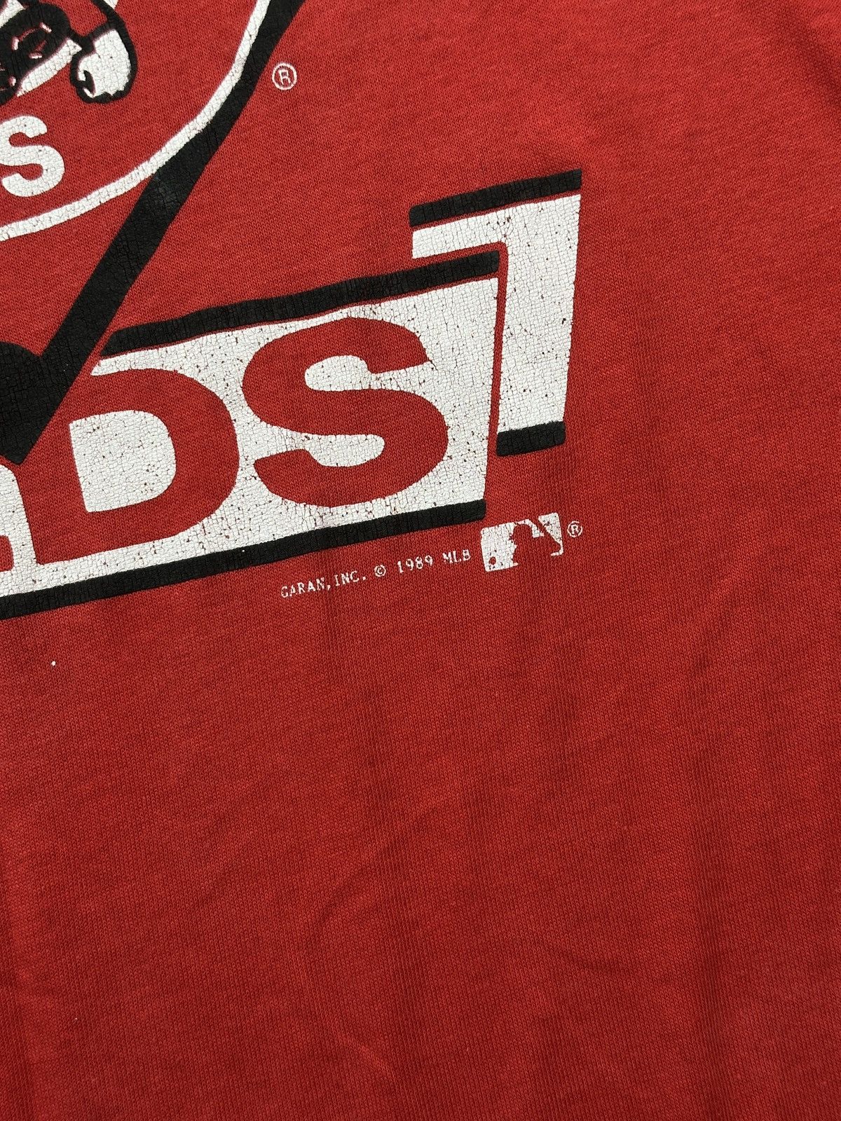MLB Vintage 1989 Cincinnati Reds MLB Graphic T-Shirt Made in USA Size US L / EU 52-54 / 3 - 9 Thumbnail