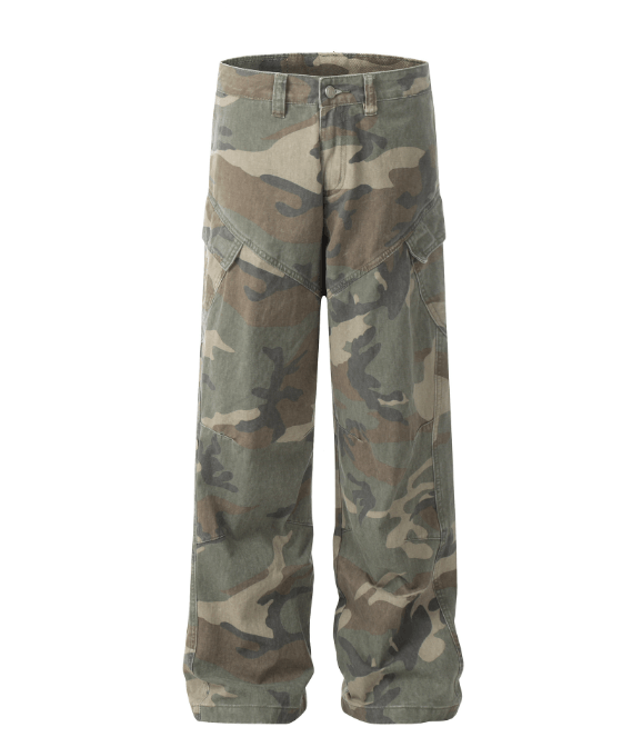 Japanese Brand × Jean Paul Gaultier Retro trendy street camouflage men's jeans y2k Size US 32 / EU 48 - 1 Thumbnail