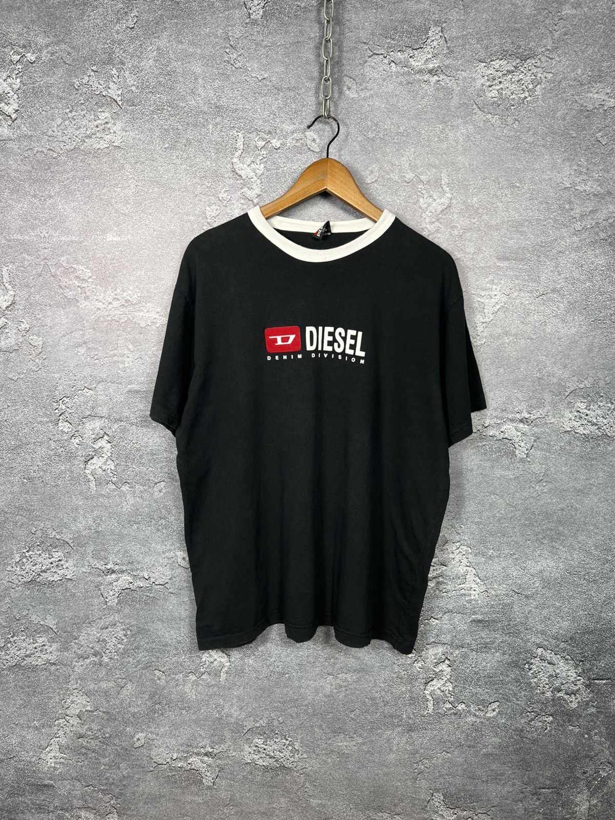 Diesel Vintage Diesel Big Logo T-shirt Tee Size US XL / EU 56 / 4 - 1 Thumbnail