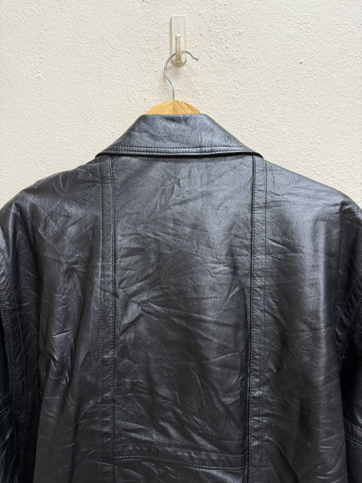 Pierre Balmain Vintage Pierre Balmain Paris Bomber Leather Jacket Size US L / EU 52-54 / 3 - 23 Thumbnail