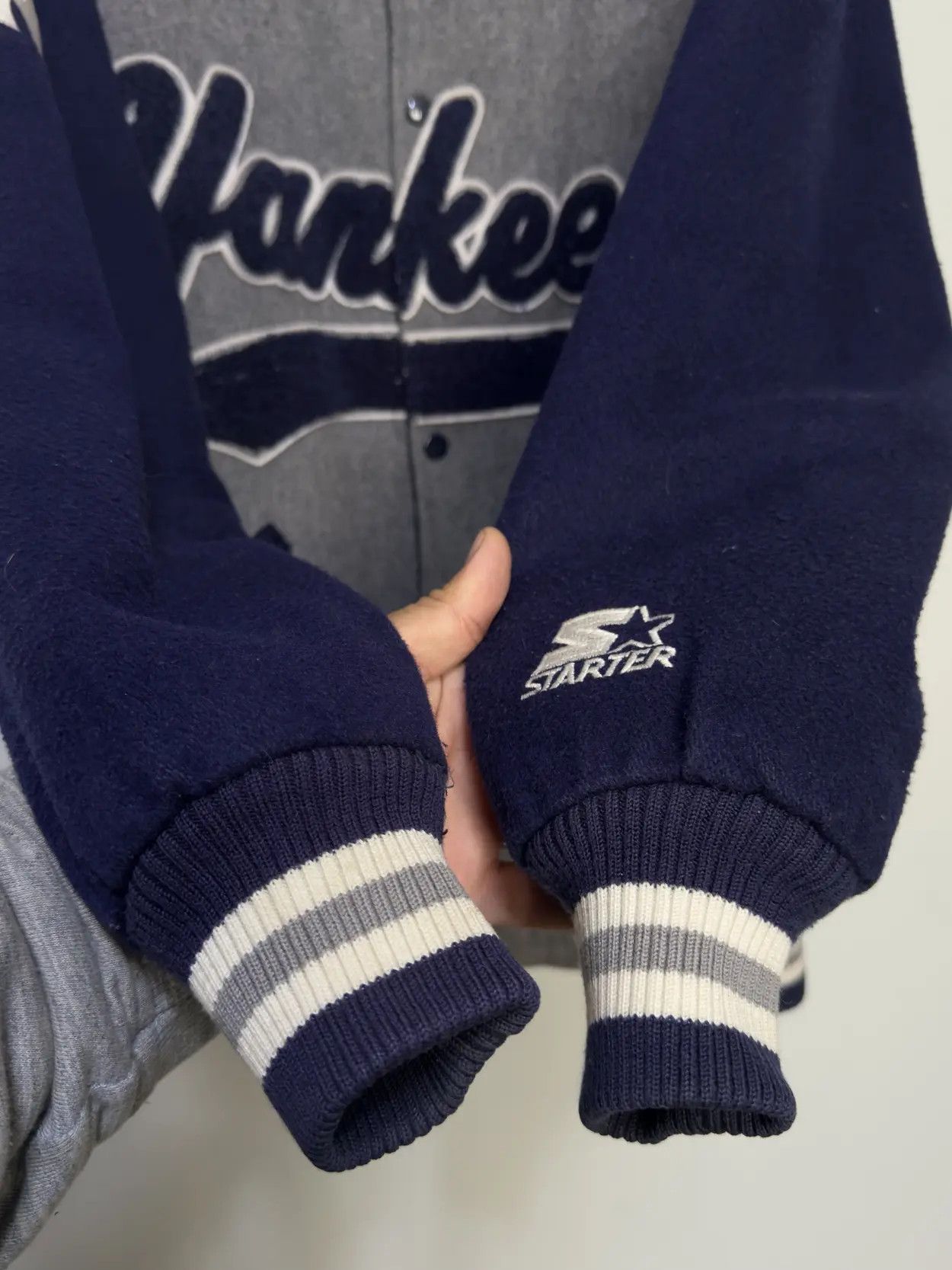 New York Yankees 🔥 vintage varsity starter bomber wool yankees size S Size US S / EU 44-46 / 1 - 8 Thumbnail