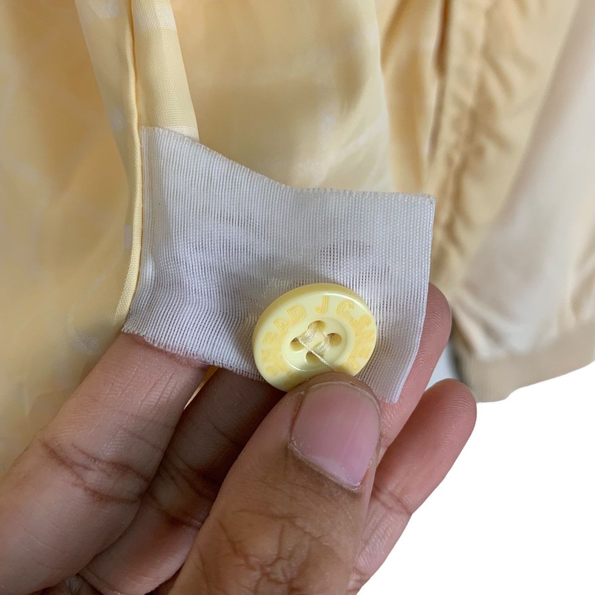 Vintage JESSE C. SNEAD Golf Yellow Casual Jacket #1048-C47 Size US M / EU 48-50 / 2 - 17 Thumbnail