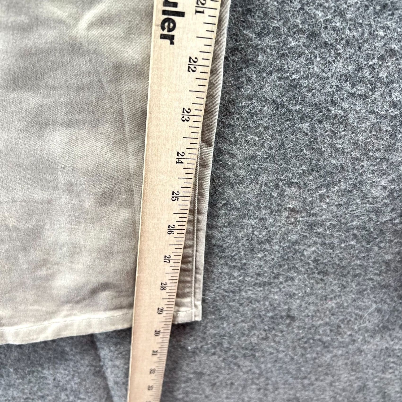 Bonobos Bonobos Pants Men Chino Flat Front 32x32 Beige Canvas Cotton Beig e Size US 32 / EU 48 - 5 Thumbnail