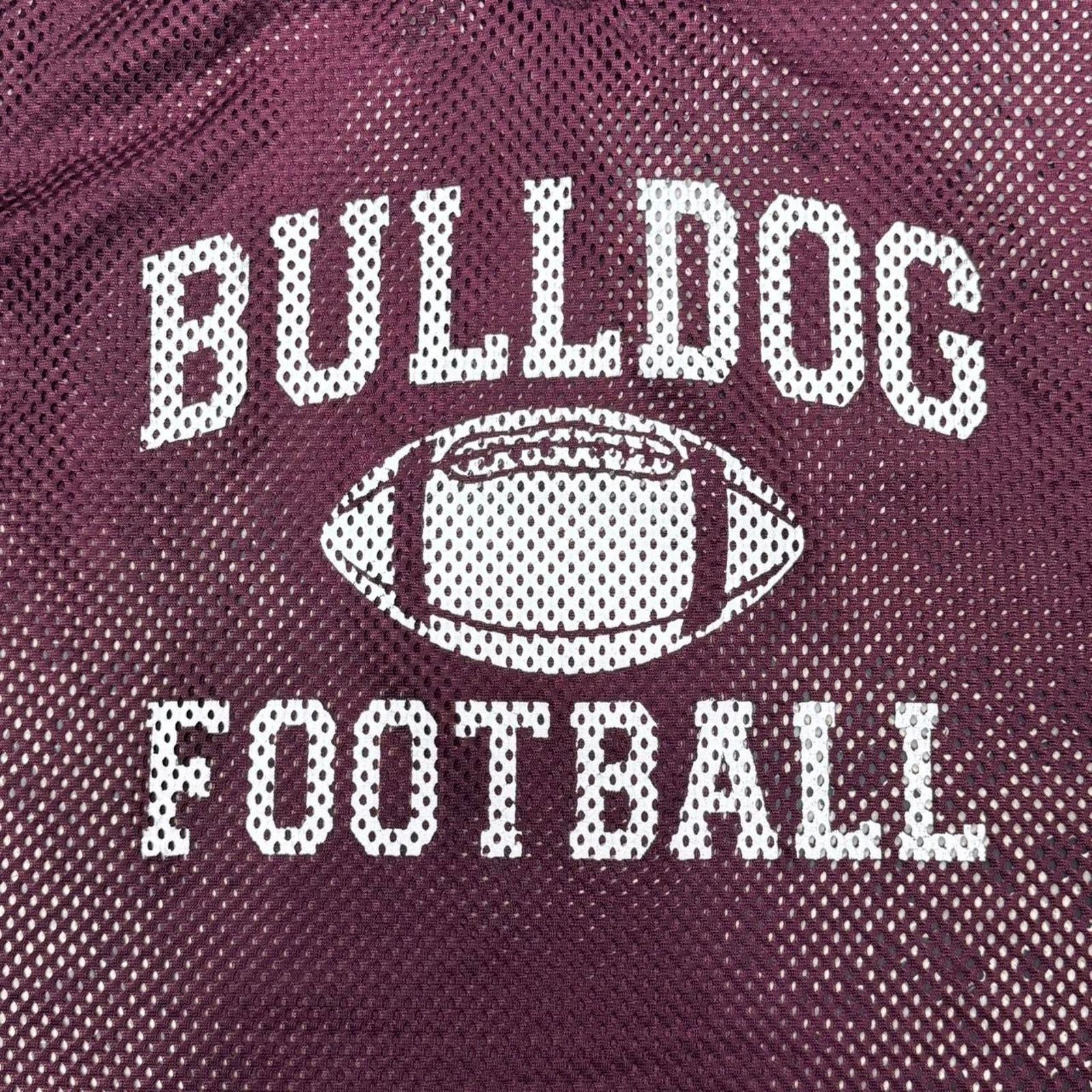 Champs Sport × Other × Vintage VINTAGE Y2K BULLDOGS FOOTBALL MESH JERSEY: Size US XL / EU 56 / 4 - 2 Thumbnail