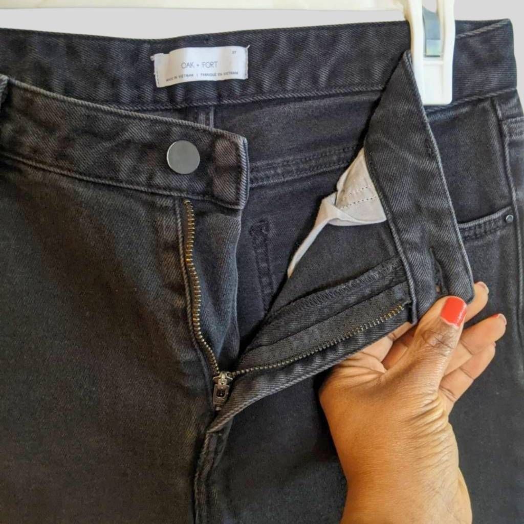 Oak + Fort Oak + Fort Black Slim Fit High-Rise Jeans Size 27 Women’s St Size 27" / US 4 / IT 40 - 5 Thumbnail