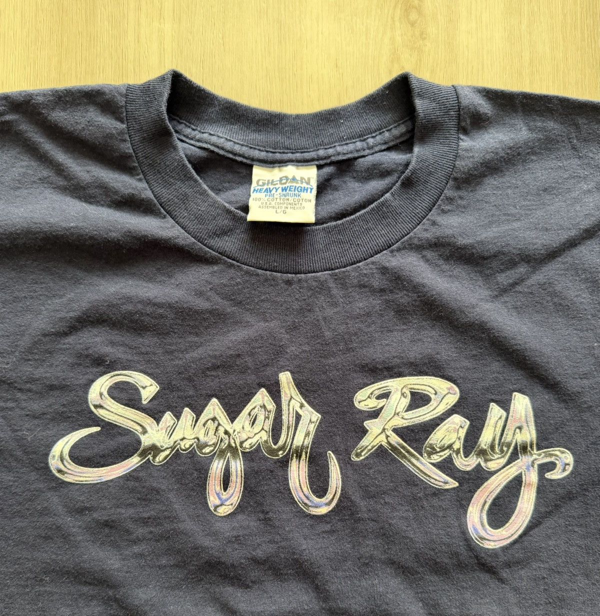 Vintage Vintage 1997 Sugar Ray Spell Out Floored Double Sided Sz L Size US L / EU 52-54 / 3 - 2 Thumbnail