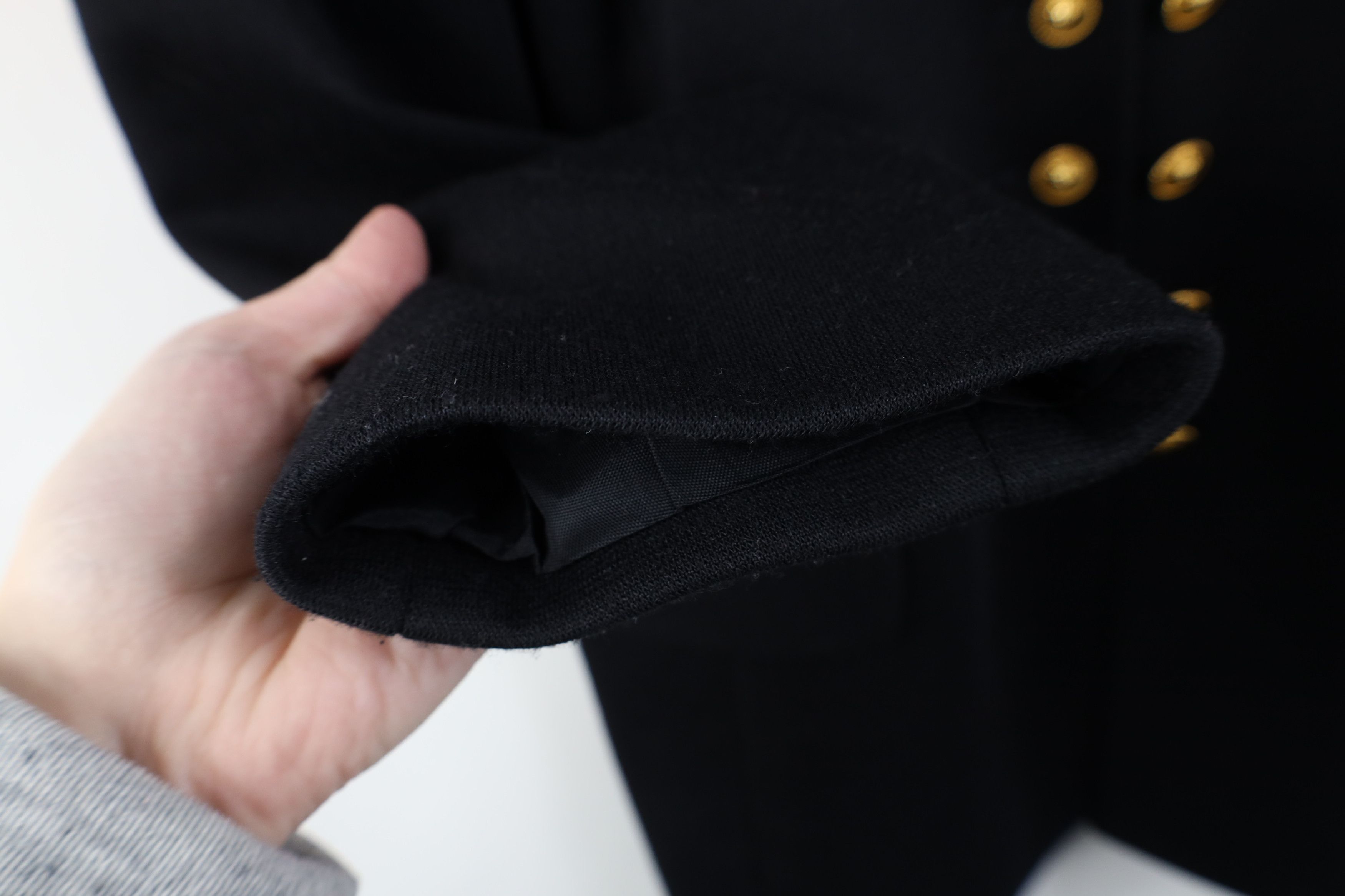 Oleg Cassini Vintage 80s 90s Oleg Cassini Breasted Military Blazer Jacket Size XL / US 12-14 / IT 48-50 - 7 Thumbnail