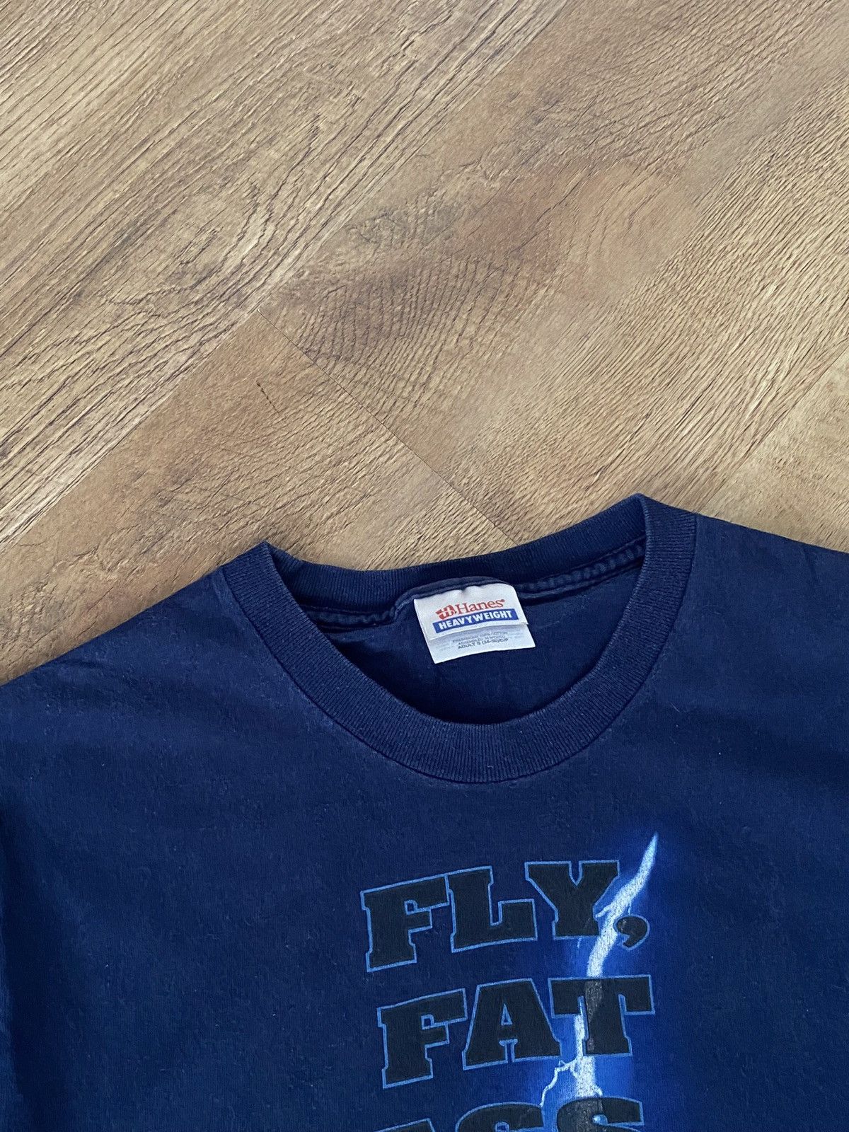 Hanes × Vintage Vintage Fly Fat Ass Fly Movie Band Tee Size US S / EU 44-46 / 1 - 5 Thumbnail