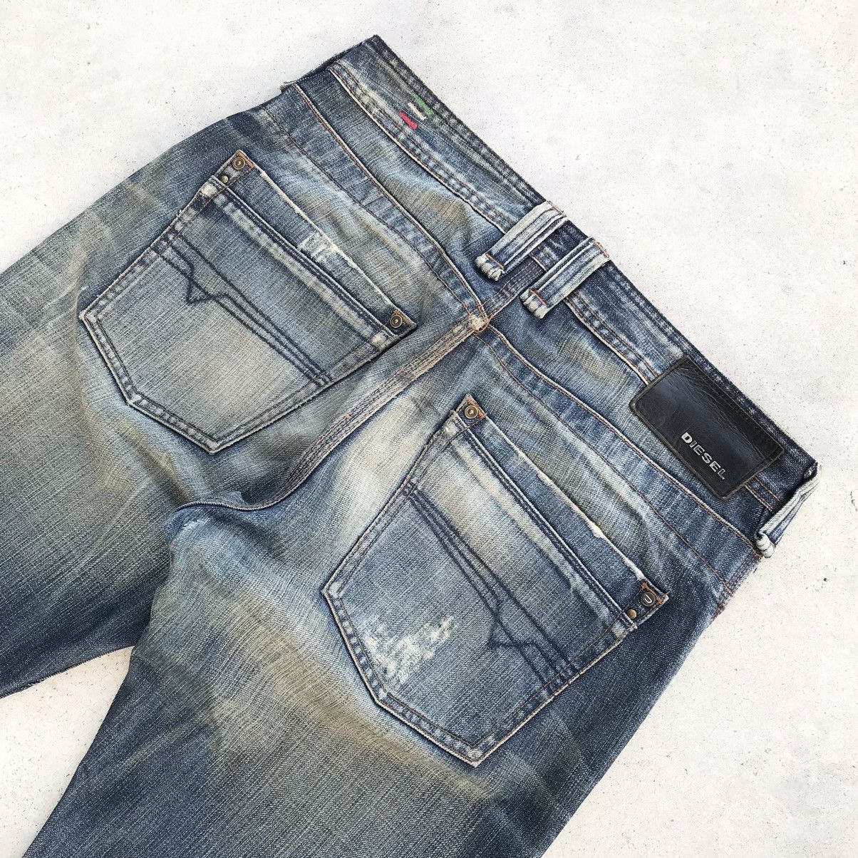 Diesel 2000's Diesel Industry - Timmen Distress Washed Jeans Size US 32 / EU 48 - 6 Thumbnail