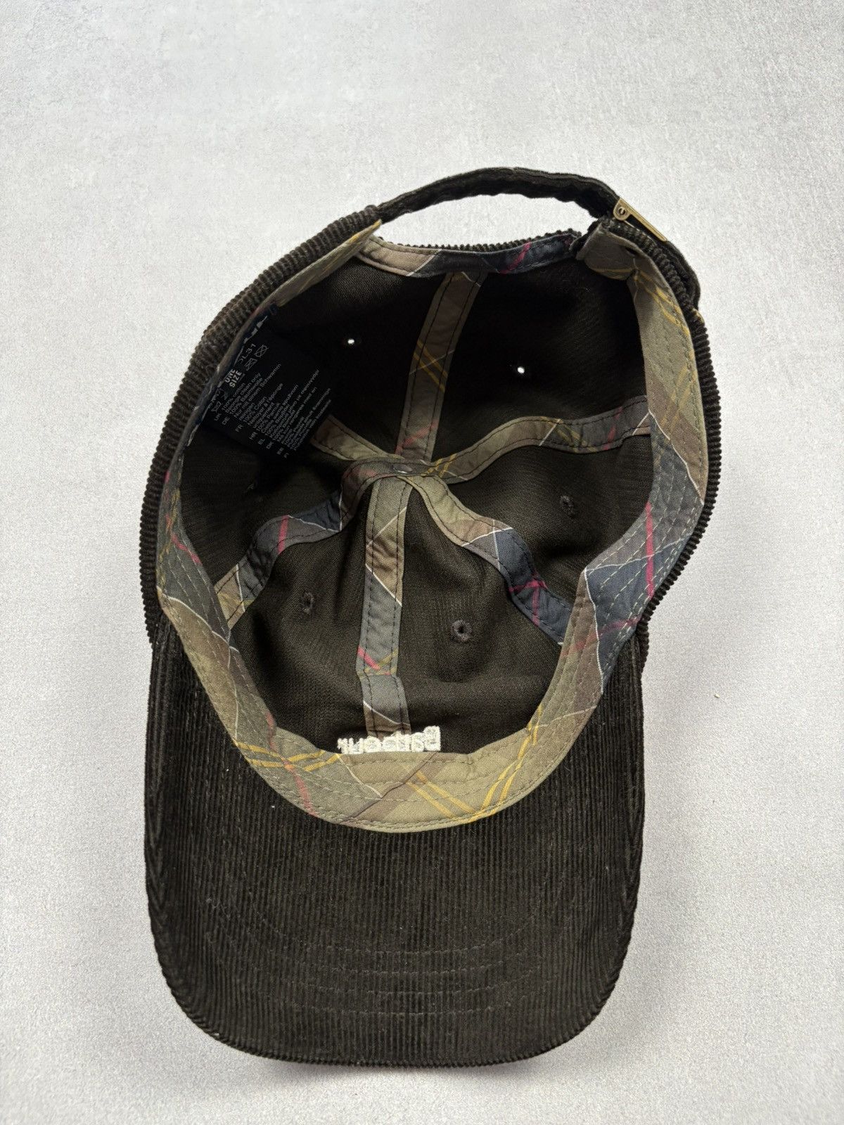 Barbour Barbour Corduroy Baseball Cap Brown Logo Embroidered Vintage Size ONE SIZE - 9 Thumbnail