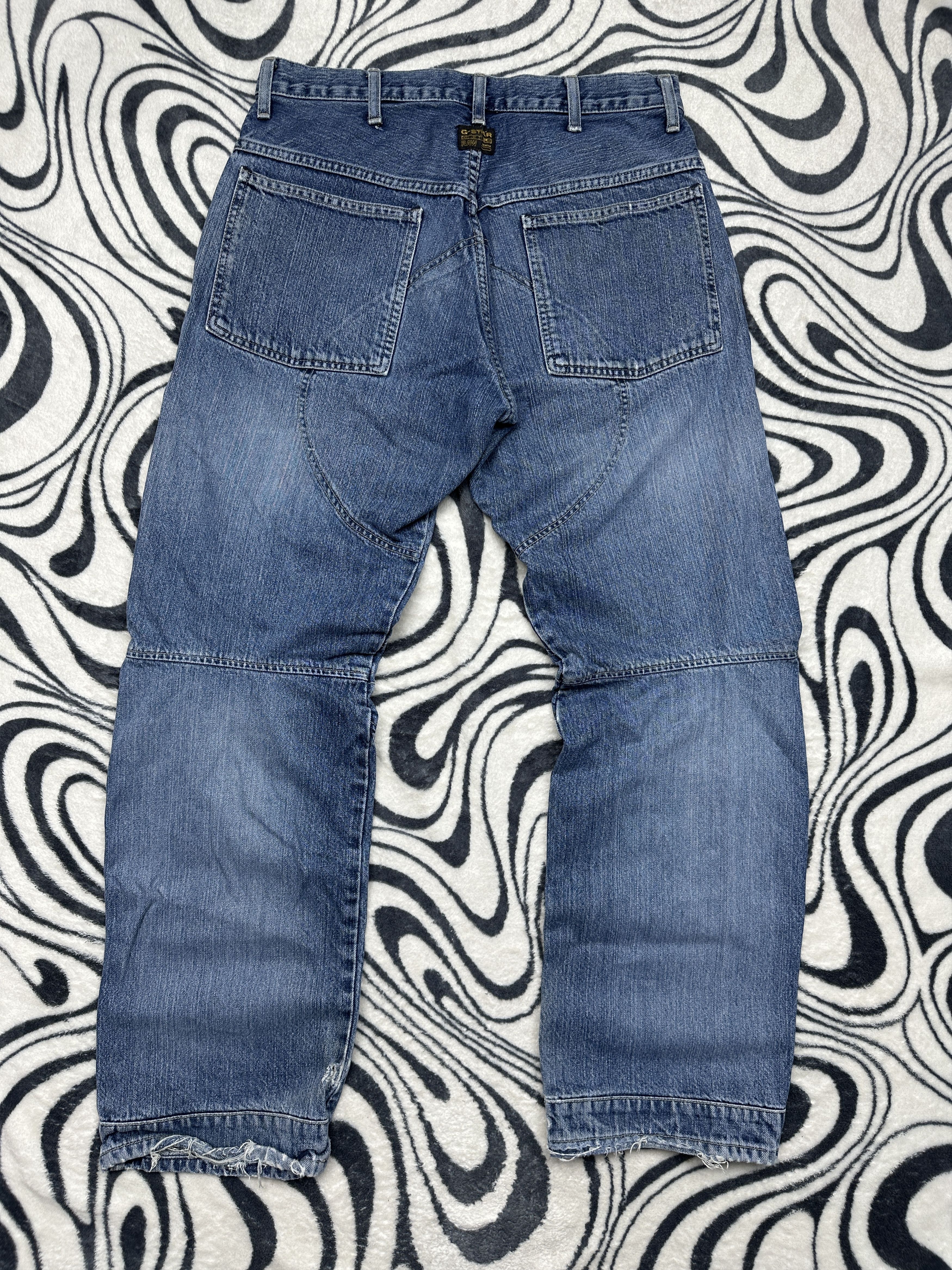 G-Star G Star Raw Shortcut Elwood Denim Pants Double Knee Jeans Size US 32 / EU 48 - 6 Thumbnail