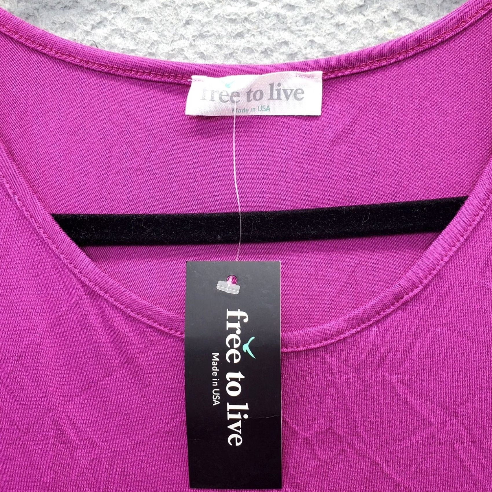 Olive Free To Live Tunic Top Womens L Pink Rayon Sleeveless Round Neck Pullover Shirt Blouse Size L / US 10 / IT 46 - 5 Thumbnail
