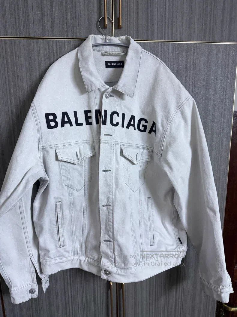 Balenciaga Balenciaga Denim Jacket Size US S / EU 44-46 / 1 - 1 Thumbnail